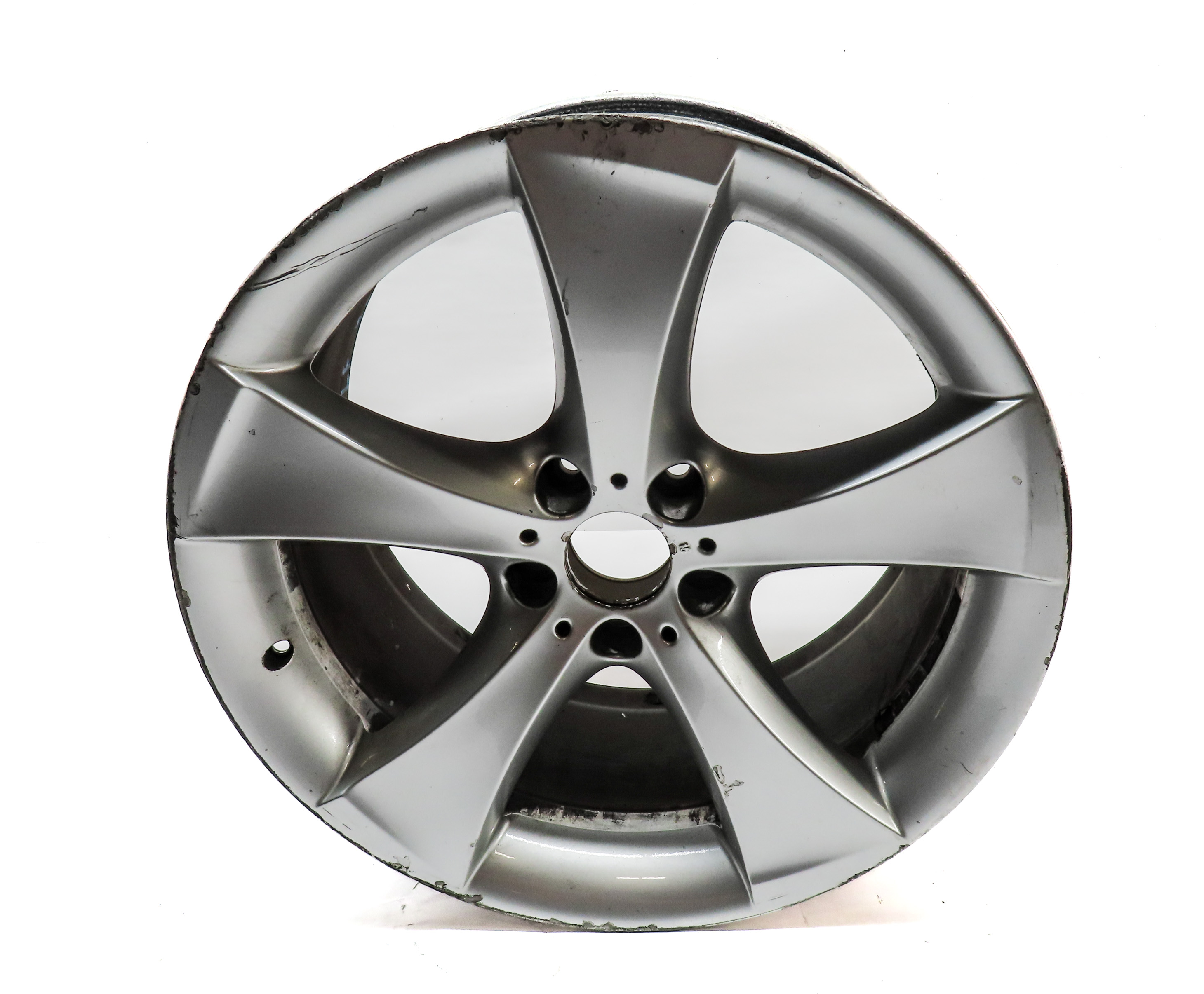 08-14 BMW X5M X6 X6M ///M (E70 E71) 20x10 ALUMINUM ALLOY 5-SPOKE FRONT WHEEL RIM — exact item pictured